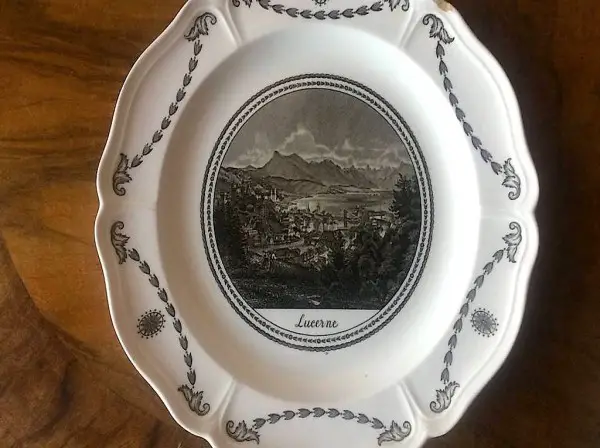 Alter Wandteller/Zierteller (Luzern) Sammlerstück (vintage)