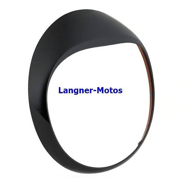 Lampenring schwarz glänzend Vespa GTS GT GTL 125-300