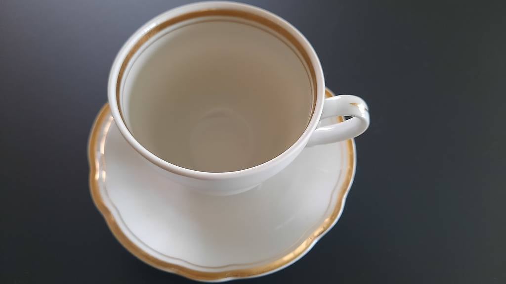 Kahla Porzellan Tasse, Unterteller