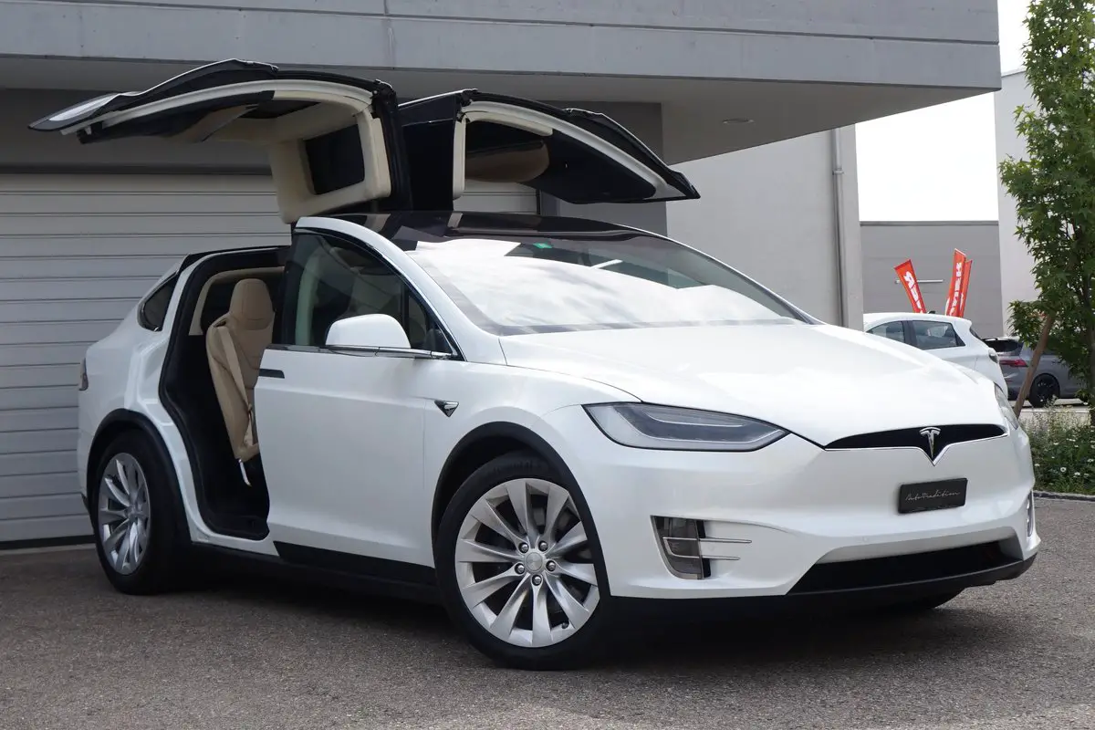 tesla model x 100 d - 6 platz - maximale reichweite