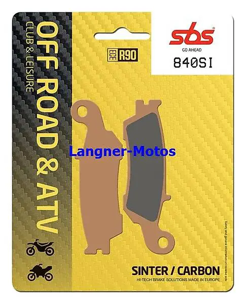 bremsbelag sbs 840 si yamaha wr f 450, yamaha yz fx 450