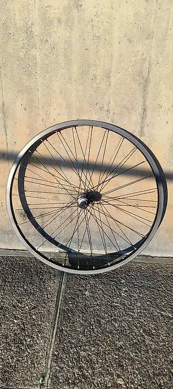 Ruota 26" freno su cerchio, cerchio nuovo, mozzo Mavic
