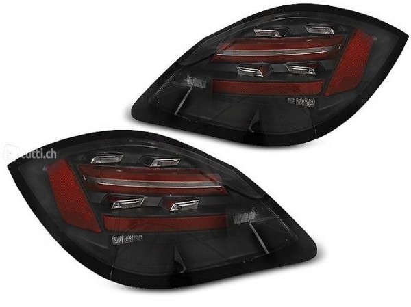  PORSCHE BOXSTER (987) - LED LIGHTBAR RÜCKLEUCHTEN ROT SMOKE