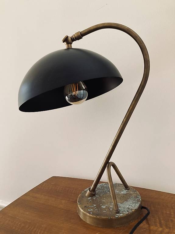 Tischlampe Messing Vintage