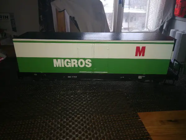 Unikat - LGB Migros Containerwagen G