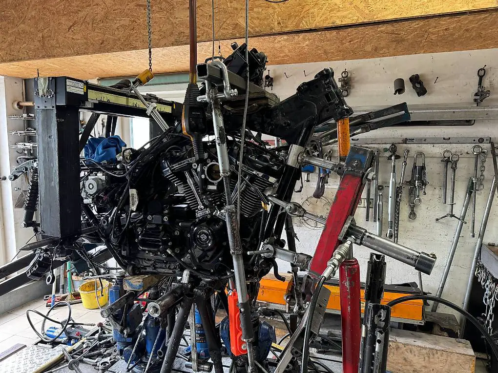 Harley Davidson Rahmen Softail Touring Dyna Sportster