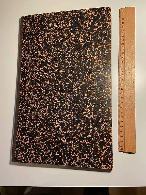 Sehr altes Notizbuch