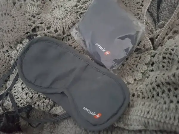 Augenschutz Augenmaske Swissair