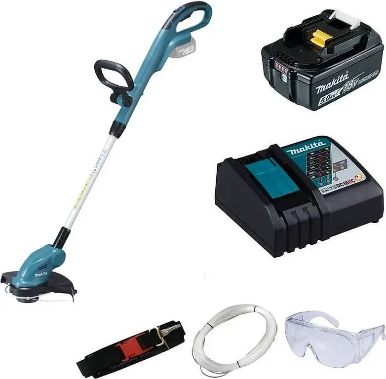 Makita Akku-Rasentrimmer DUR181Z 18V + BL1850B Akkupack 5,0A