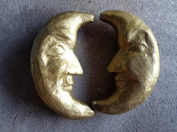 Grosser Halb Mohn 31 lang 21 cm breit