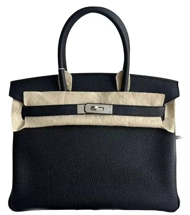Hermès Birkin 30, Schwarz, Silver Hardware