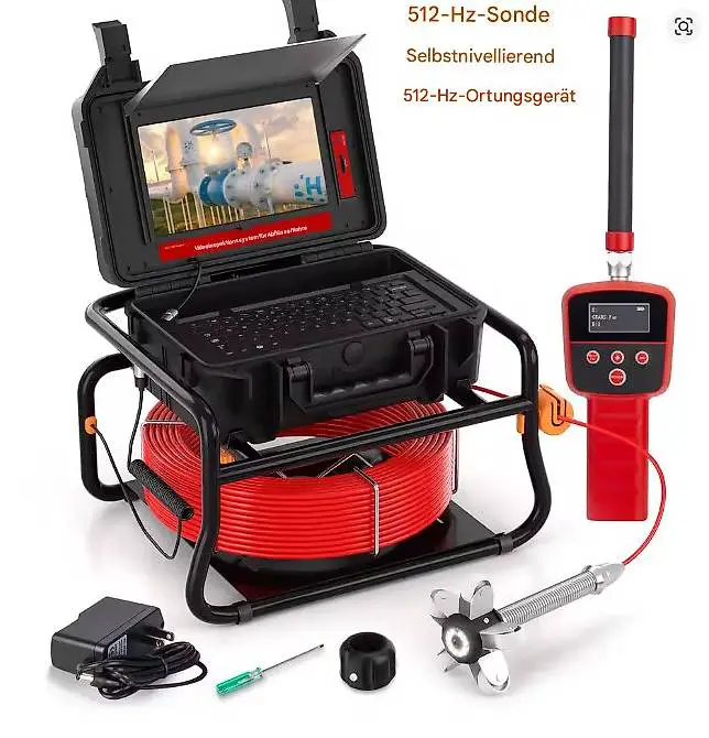 Komplett Inspektionskamera für Rohr- und Kanalinspektion 50m