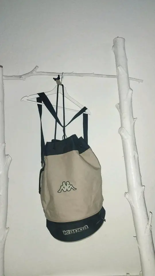 Kappa Seesack Tasche beige blau