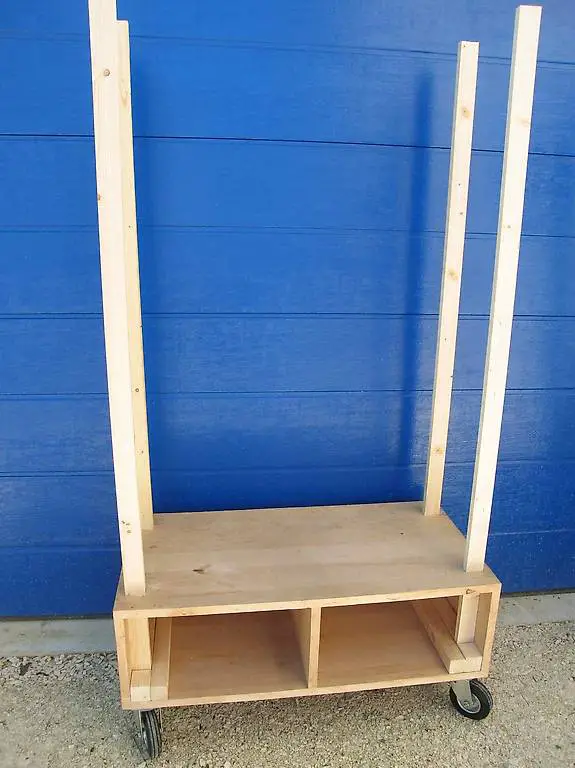 Holzlagerwagen, Holzwagen, Lagerwagen, Rollwagen f.Brennholz