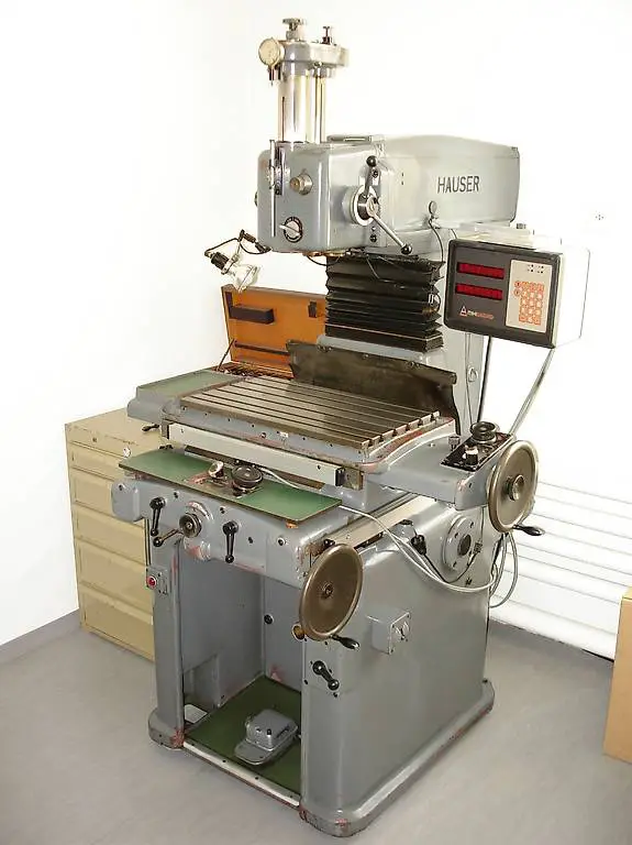 Hauser 3 BA Lehrenbohrmaschine / Koordinaten Bohrmaschine