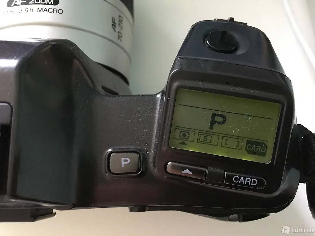 Minolta Dynax 8000i Spiegelreflexkamera mit 2 Objektiven