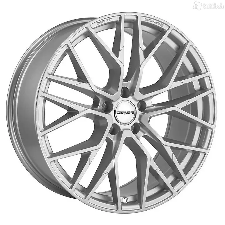  CARMANI Felge 9x20 5-114,3 ET45 MT72,6 white silver Ludwig