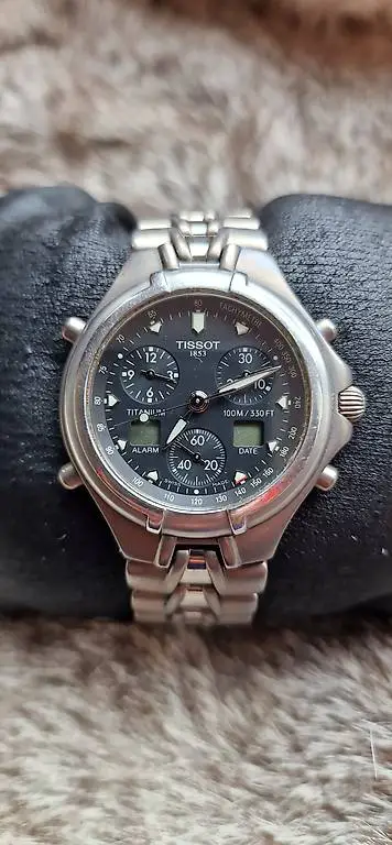 Tissot T671 Digi Analoog Titanium Uhr