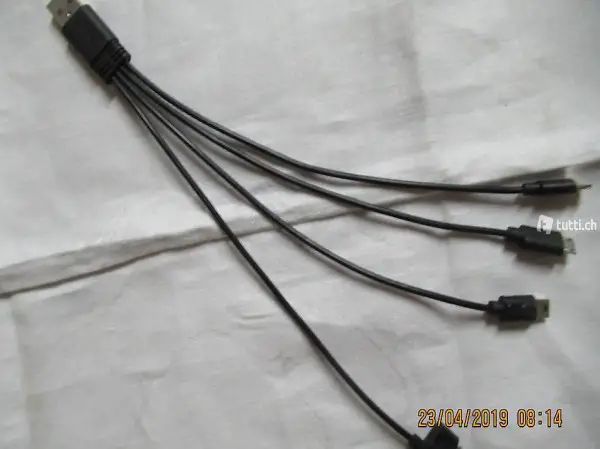  Mehrfachstecker, Elektrokabel, Anschluss, an PC