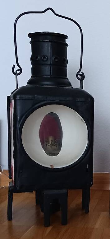 Tolle Eisenbahnlampe Sammlerstück Eisenbahnlaterne Petrol