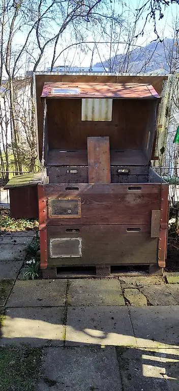 Hühnerstall SBB Palettrahmen