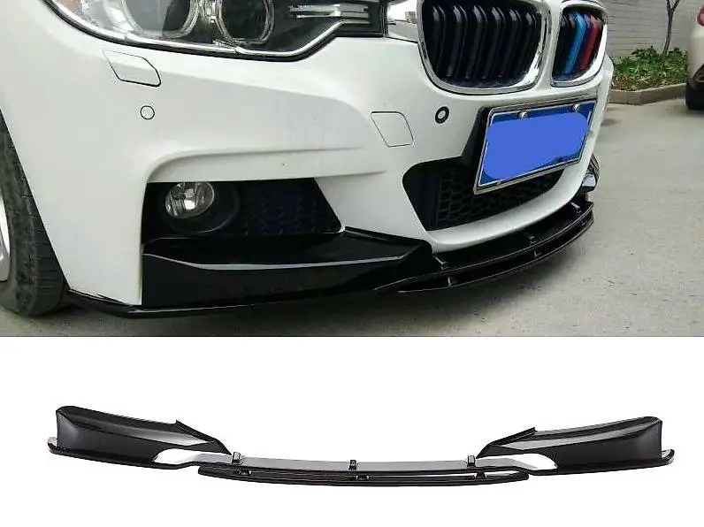 Frontspoiler 3D-Type Schwarz Glanz BMW F30 F31 325i 320d