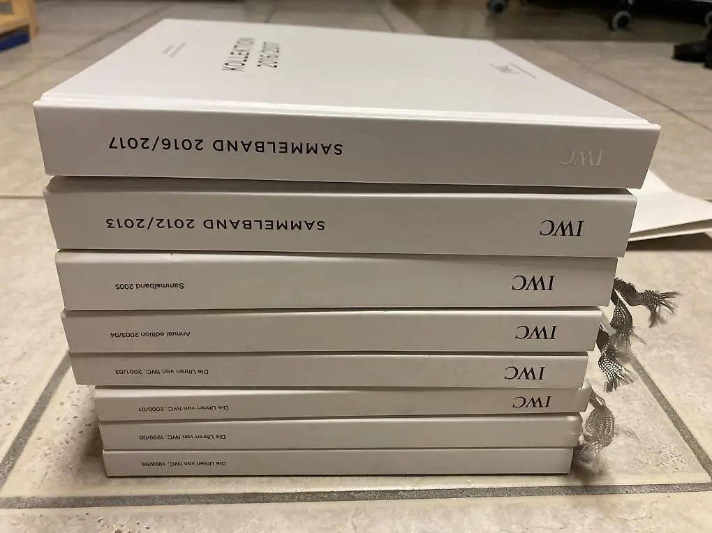 IWC Kataloge Sammelband 1998 bis 2017