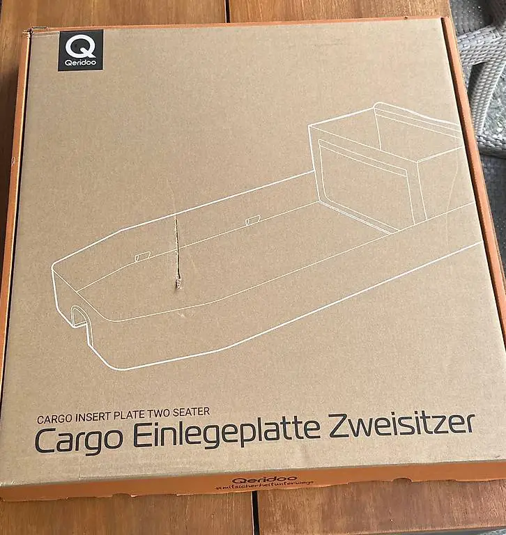 Qeridoo Kidgoo 2 Cargo Einlegeplatte für Zweisitzer