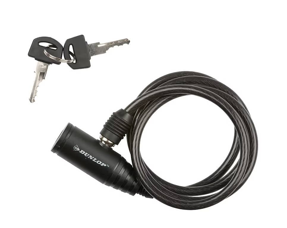 Veloschloss Spiralkabelschloss 150 cm