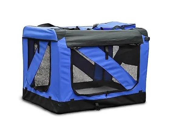 Hundebox faltbar L blau