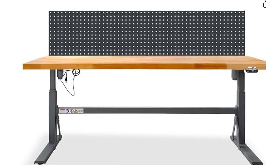 Werkbank e-Adjust mit Lochwand | 350 kg