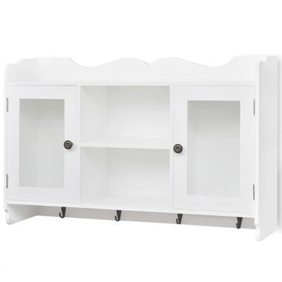 vidaXL Hängeschrank MDF WeissSKU:242435