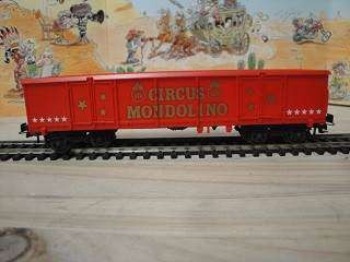 Märklin wagon 4 essieux circus mondolino