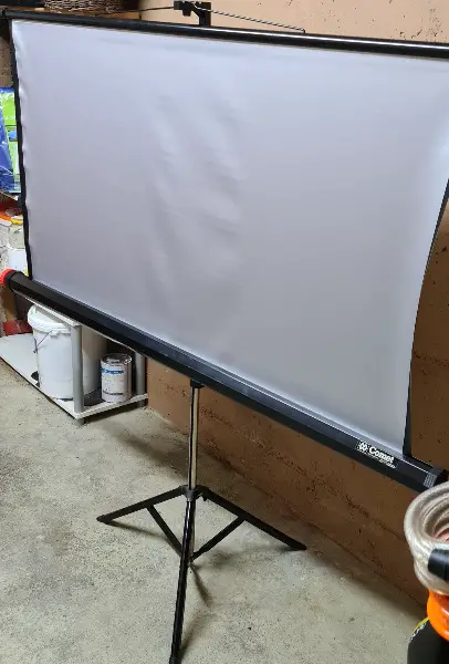 Alte Lichtbildwand Comet