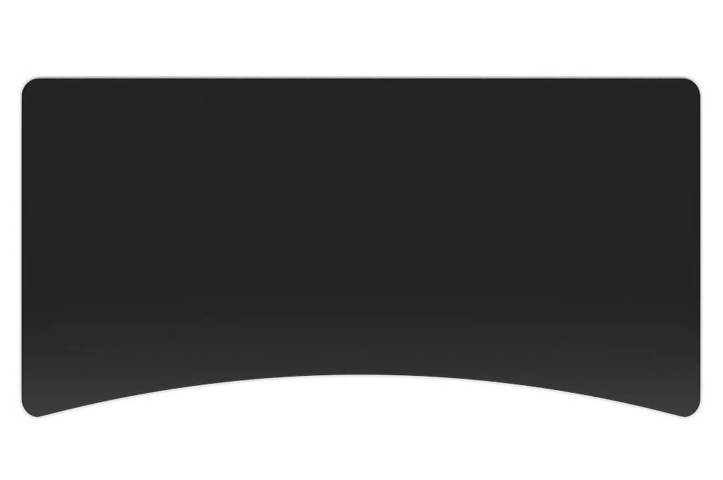 Tischplatte Stehpult schwarz 200 x 92 cm