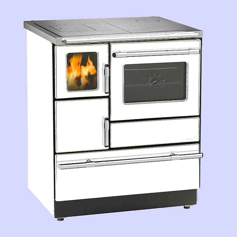 Wamsler Holzkochherd K 128 F weiss ab Lager - Aktion