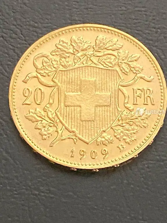 Goldvreneli RAR 20- er 1909 B