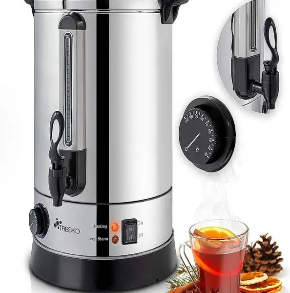  Glühweinkocher Einkochautomat aus Edelstahl 10L