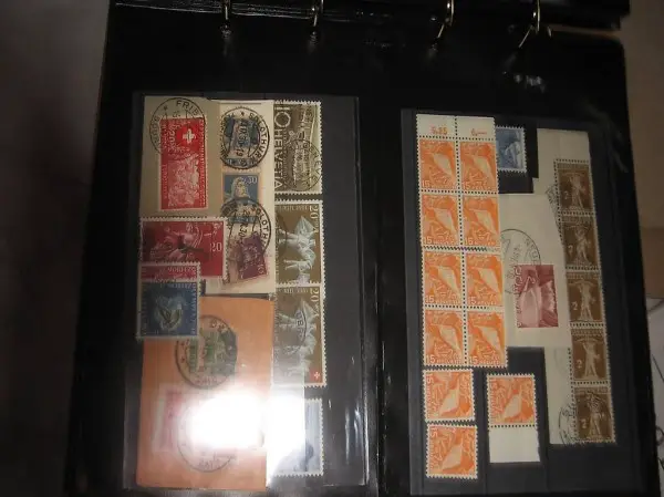 Briefmarken Steckkartenlot 12