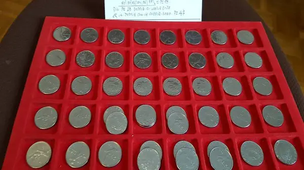 Pz 46 Monete da 50 lire della Repubblica Italiana