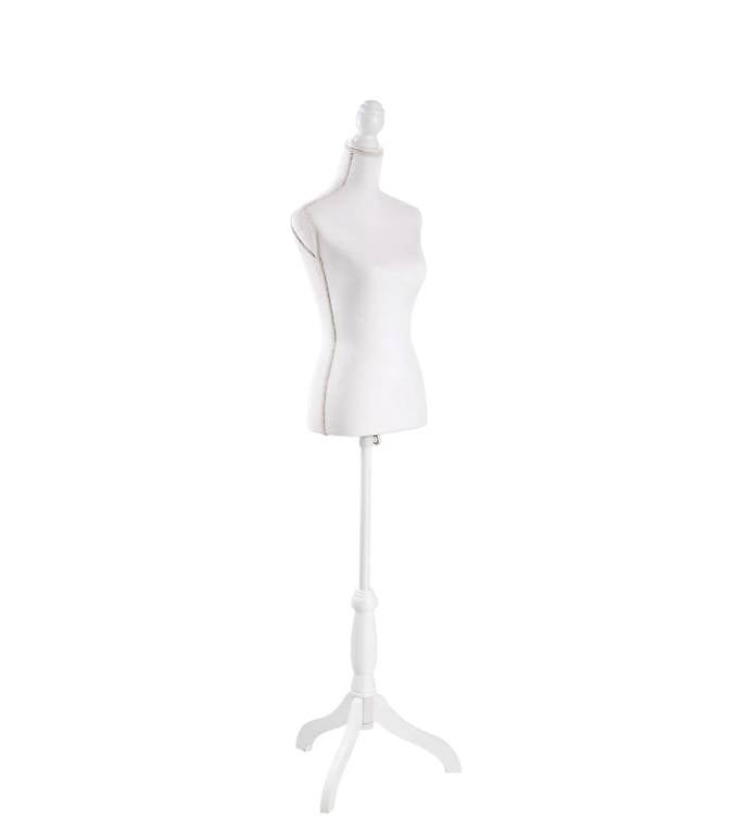 Schneiderpuppe weiss Torso, weiblich