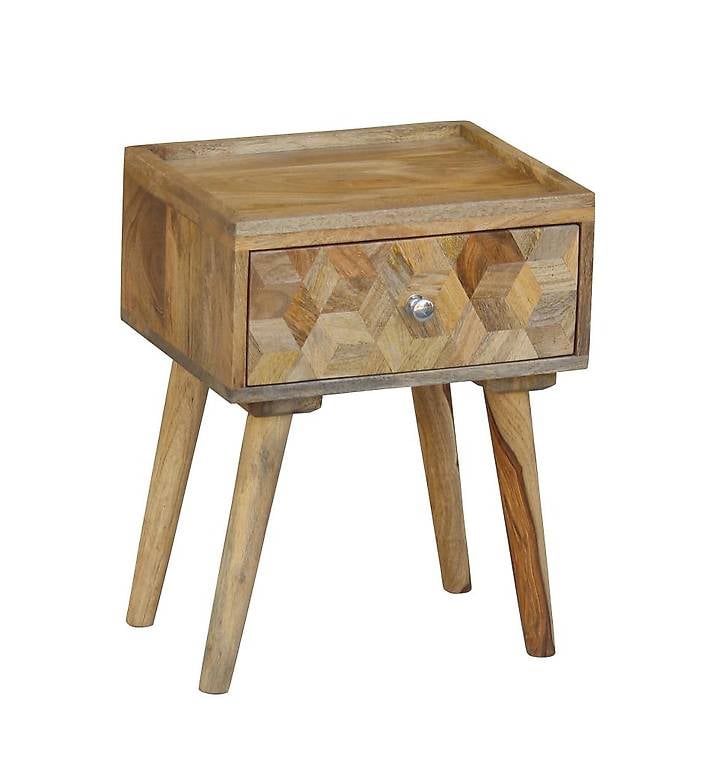 Nachttisch Holz LEVA 1 Schublade