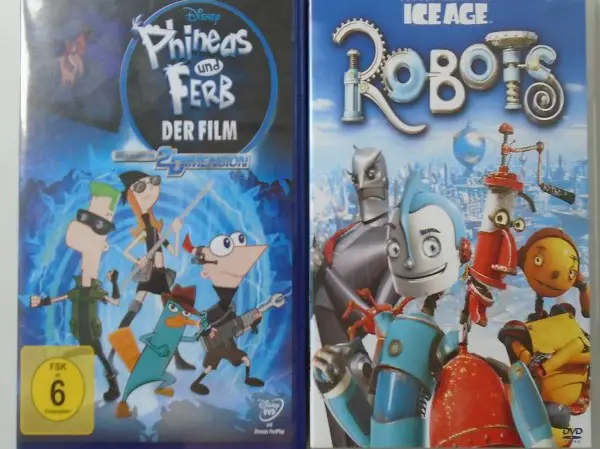 Phineas & Ferb und Robots, 2 DVDs