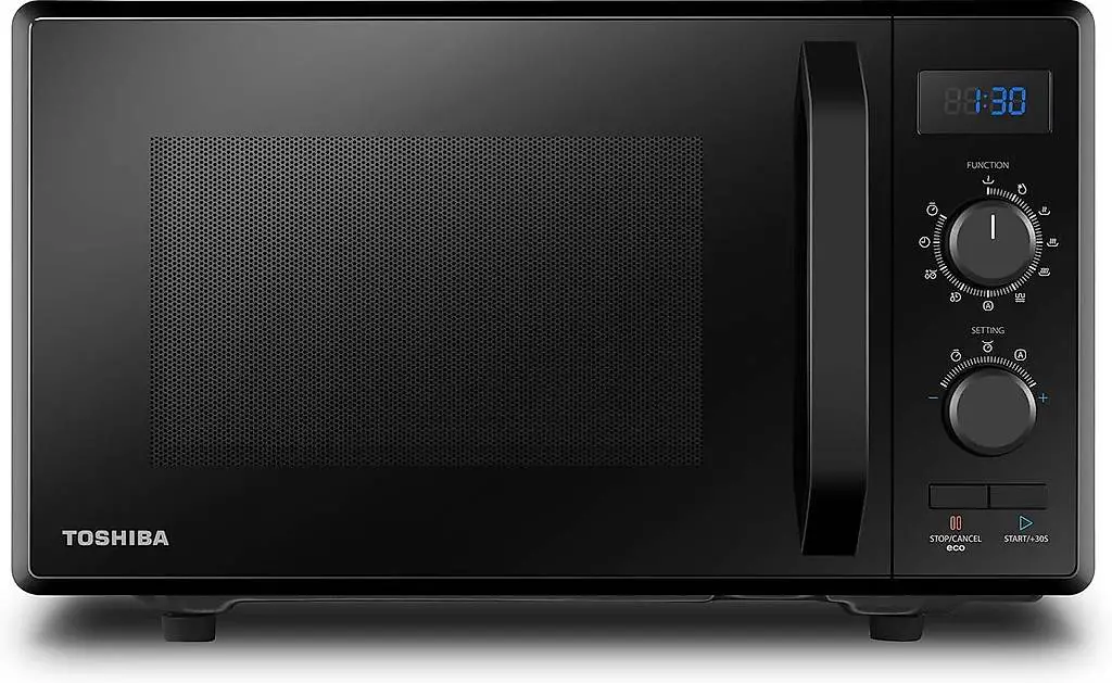 Toshiba Mikrowelle 900 W, 23 l, MW2-AG23P (BK) mit Grillfunk