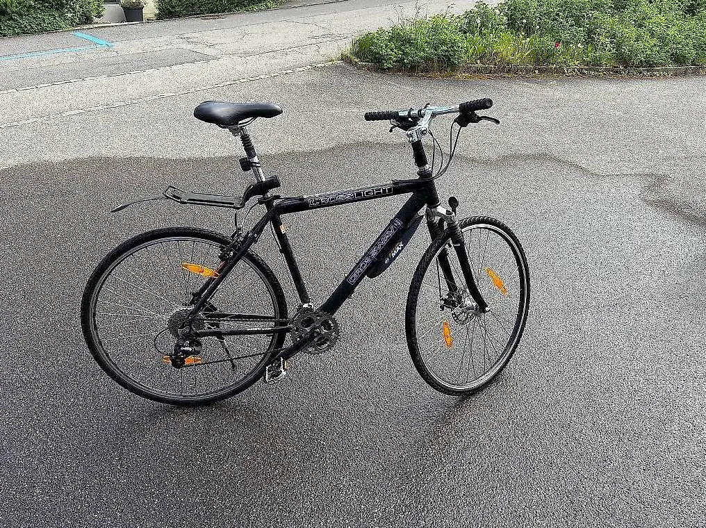 Herrenvelo Schwarz Crosslight