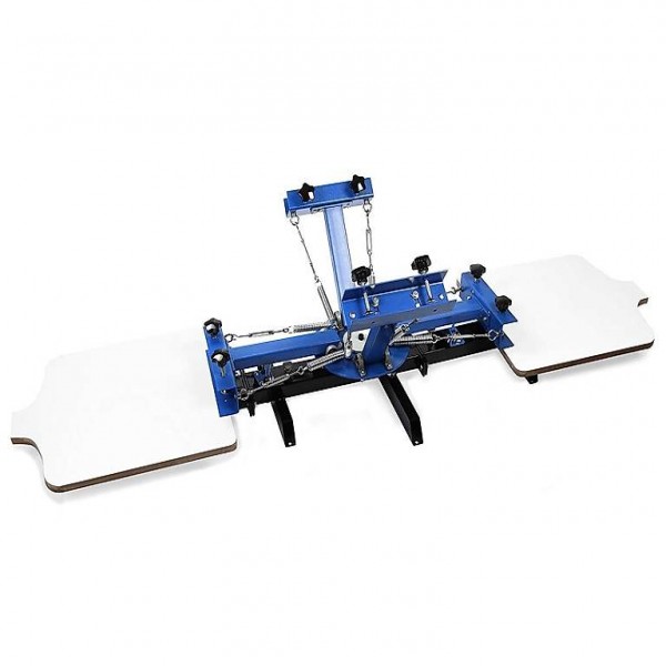  55 x 45 cm Siebdruckmaschine 4 Farbe 2 Station