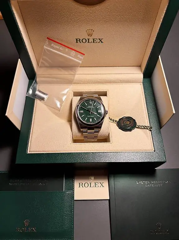Rolex Oyster Perpetual 41mm Green