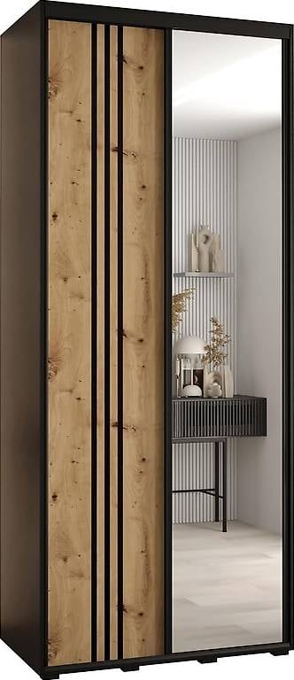 MEBLE KRYSPOL Davos 7 110 Schlafzimmerschrank mit Zwei Schie