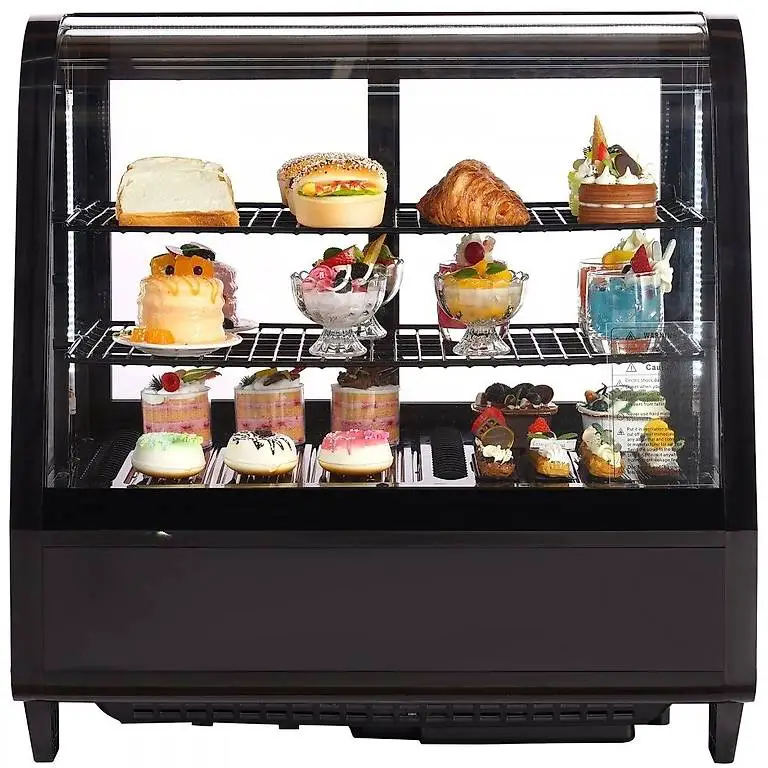 Vitrine Réfrigérée pour Pâtisserie Boulangerie 100L 3,5cft