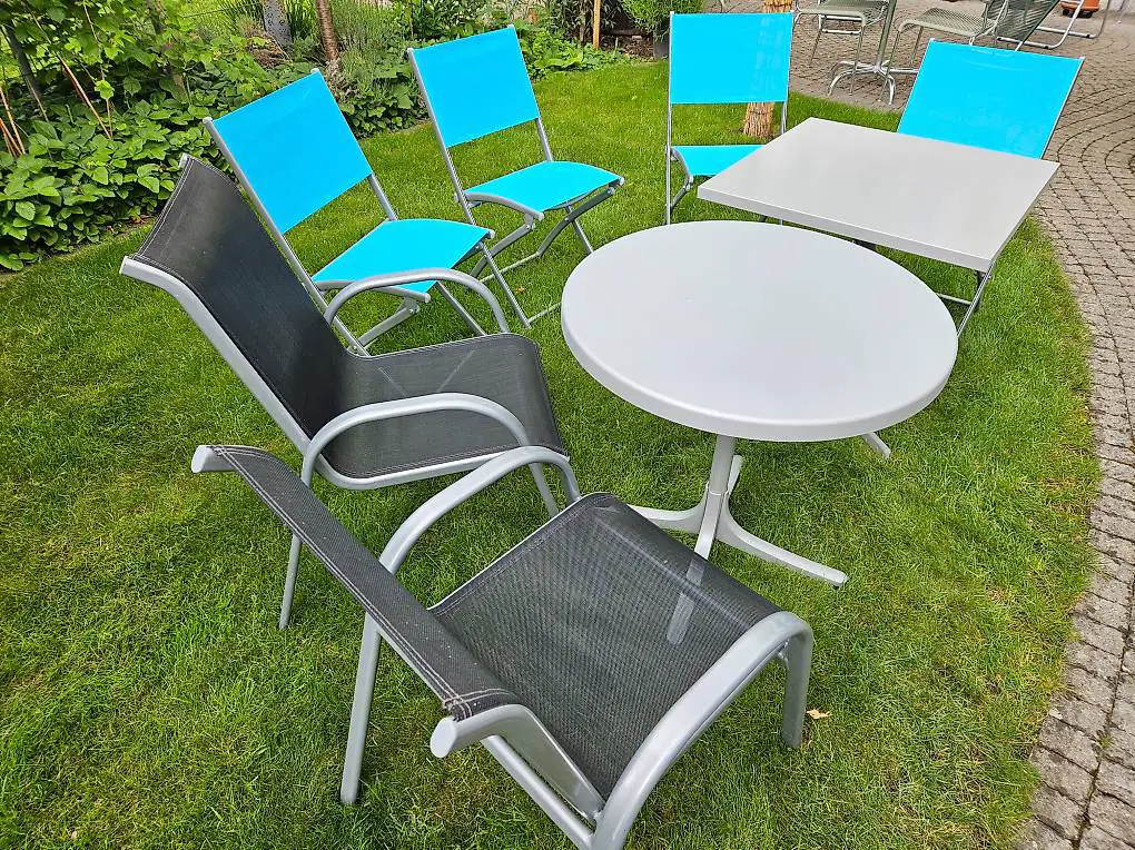 Schaffner Gartentische mit Stühlen